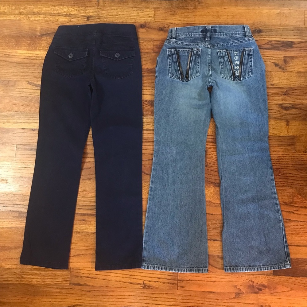 Girls Denim Blue Jean Navy Blue Pant Bundle
Tommy Hilfiger WideLeg Flare
Justice